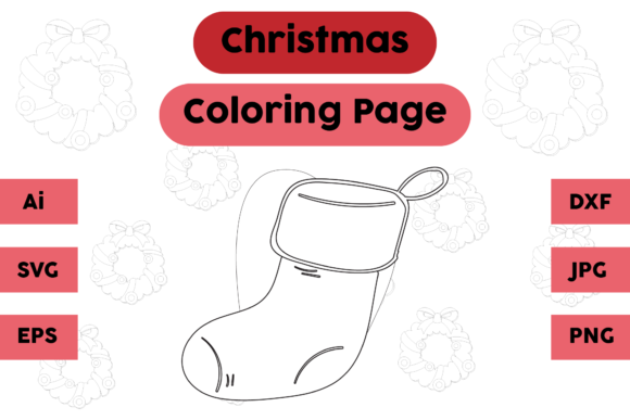 A Designer's Review of the Christmas Socks Coloring Page Asset