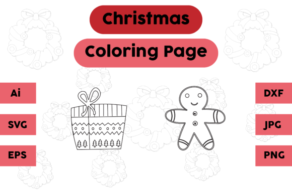 A Designer's Review: The Christmas Coloring Page Gift Ginger Set for Branding
