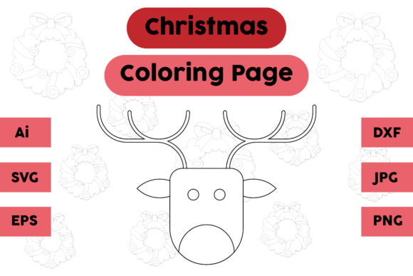A Festive Deer Graphic for Editorial Calendars & Blog Graphics