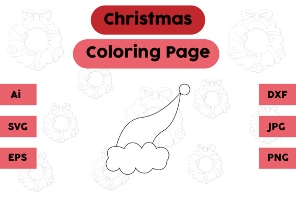 A Festive Hat Graphic for Creative Christmas Projects