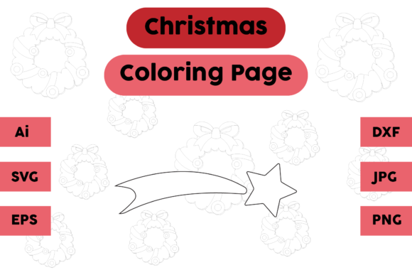 A Graphic Designer's Review of Christmas Coloring Page - Star 03