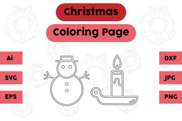 A Graphic Designer's Review of the Snow Candle Set Coloring Pages