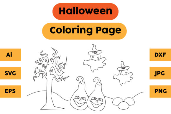 A Halloween Graphics Asset for Crafters and Seasonal Product Design
