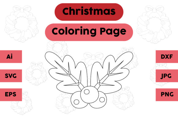 A Plum Graphic That Adds Festive Charm to Coloring Pages Amp
