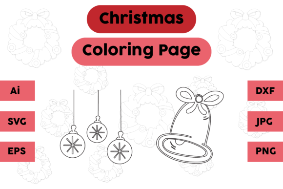 A Versatile Christmas Lamp & Bell Graphic for Design Projects