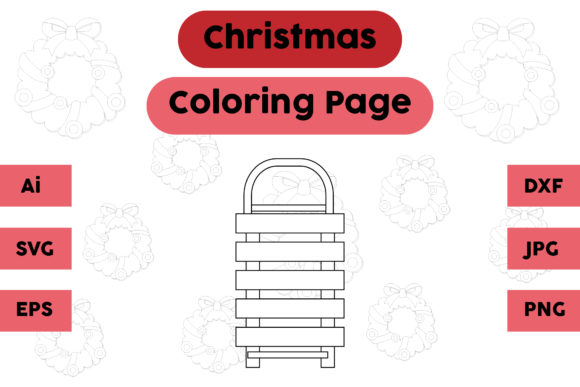An Editorial Review of the Christmas Coloring Page - Skating Graphic