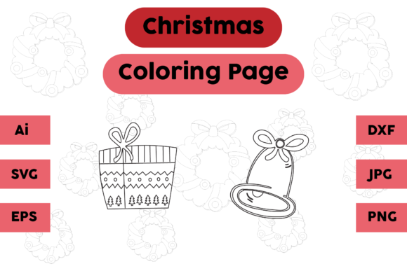 Bell Graphics for Festive Branding and Coloring Pages