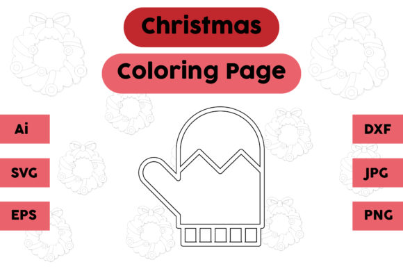 Christmas Coloring Page - Gloves 08: A Publisher's Review