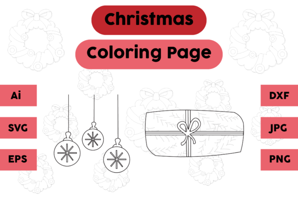 Christmas Coloring Page Lamp Set: A Festive Graphics Review