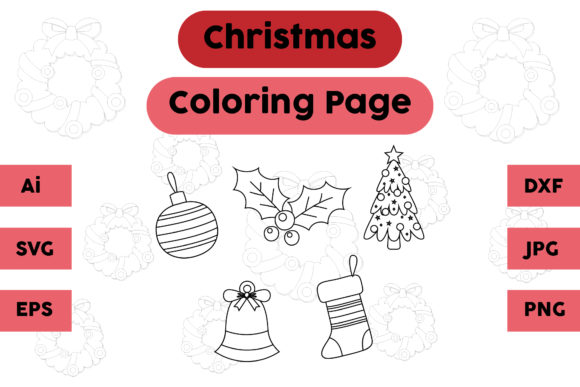 Christmas Coloring Page Plum Tree Set: A Practical Graphic Asset Review