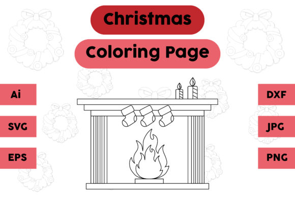 Crafting Cozy Graphics: A Fireplace Coloring Page Review